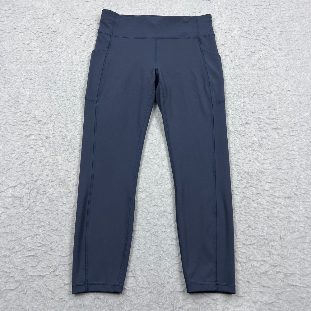 Lululemon Invigorate High-Rise Tight 25" Womens 10 Iron Blue Everlux Pant W5CQFS